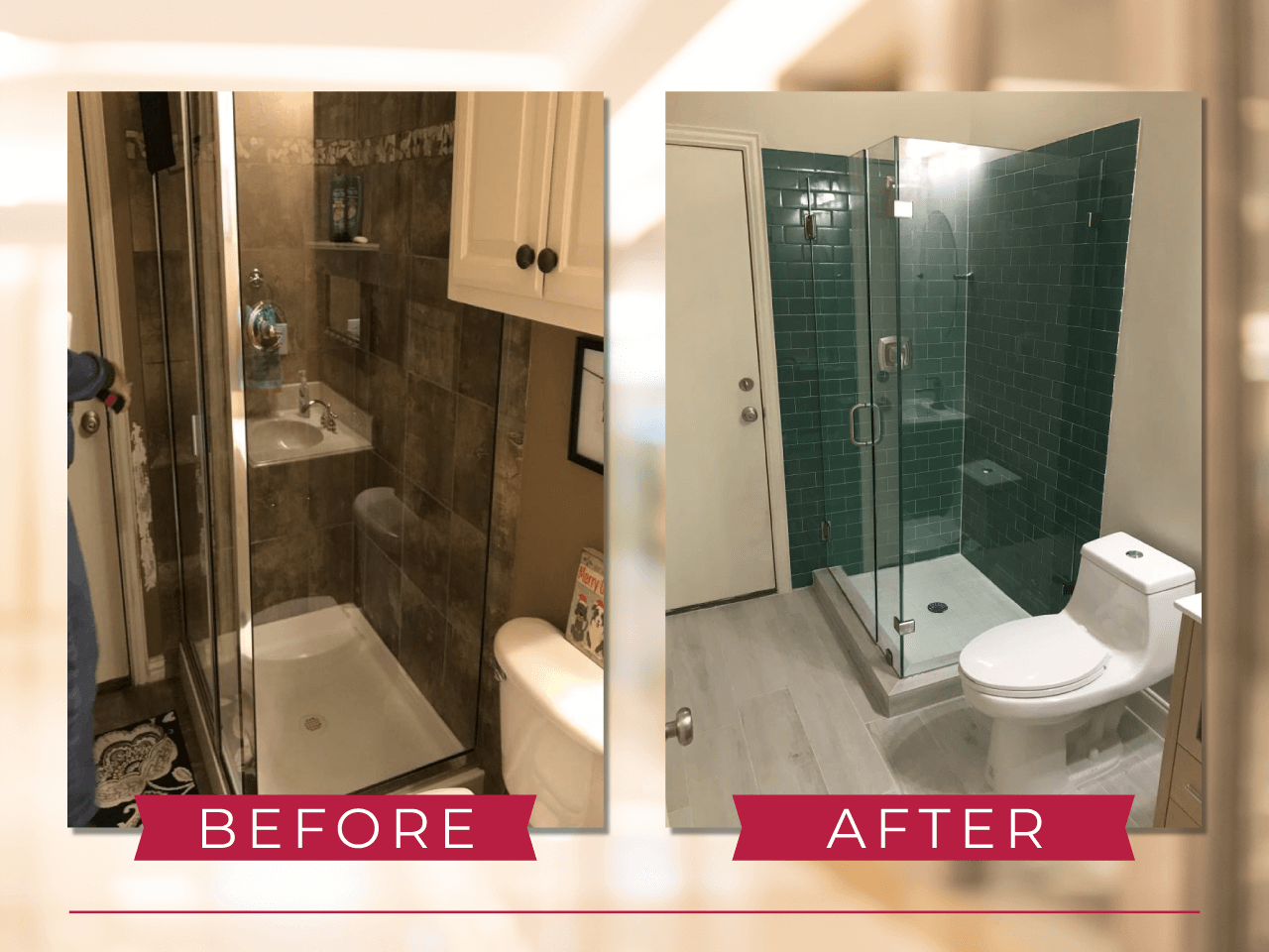 Cat Contractors Clean up before and after