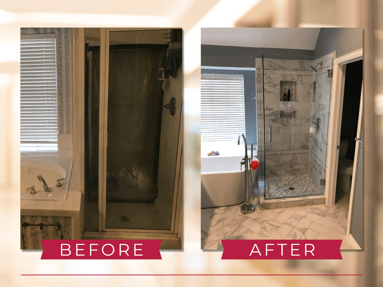 Cat Contractors Clean up before and after